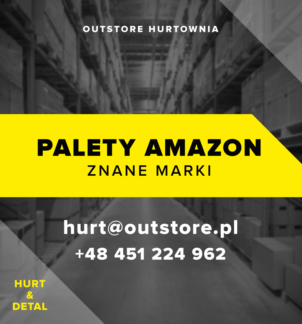 Oferta hurtowa - Kup palety Amazon