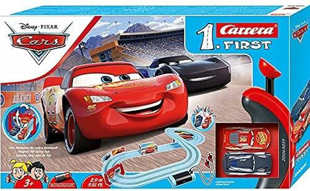 OUTLET Carrera 1. First Tor wyścigowy 2,9m Wyścig o złoty tłok Disney Pixar Cars Piston Cup 63039