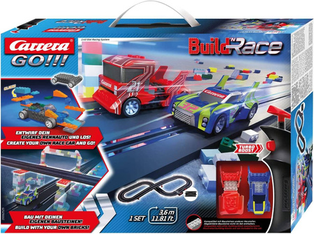 OUTLET Carrera GO!!! Build n Race Racing Set 3,6 m 62529