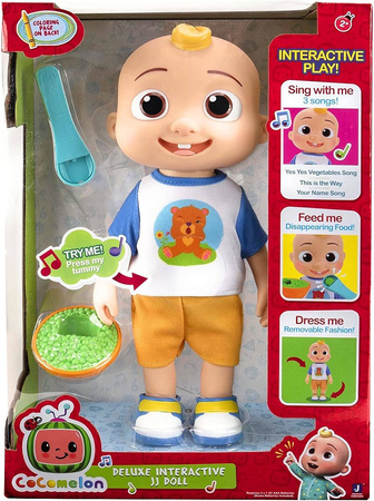 OUTLET Cocomelon Interaktywna lalka JJ Deluxe Mówi
