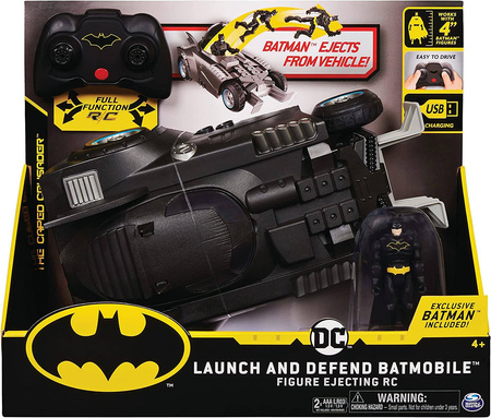 OUTLET Batman Zdalnie sterowany Batmobil + figurka Spin Master