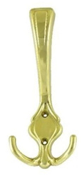 WIESZAK MEBLOWY WYSOKI KAPELUSZOWY ŚCIENNY HACZYK HAK MOSIĄDZ 17 cm AMIX - W015/M + wkręty