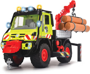 OUTLET Unimog U530 Mercedes ciężarówka z drewnem dźwig 50cm