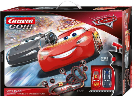 OUTLET Tor Carrera GO!!! Disney Pixar Cars Let's Race! 62475 6
