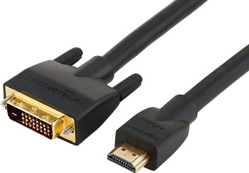 AMAZON Basic Kabel adapter przejściówka HDMI-DVI 4,6 M męski 24+1