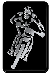 5x NAKLEJKA WLEP ZNACZEK TATTOO NA AUTO FOLIA SAMOPRZYLEPNA MOTOR NIKIEL ŻYWICA 3D 5,2 x 8 cm 1/06520
