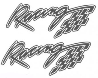 5x NAKLEJKA WLEP ZNACZEK TATTOO NA AUTO FOLIA SAMOPRZYLEPNA RACING 8,2 x 3,3 cm 1/02482