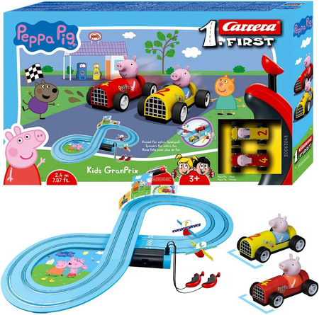 OUTLET Carrera 1. First Świnka Peppa Pig - Kids GranPrix  Tor 2,4m