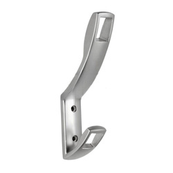 WIESZAK HACZYK METALOWY NA UBRANIA ŚCIENNY OKIENKO 15 CM AMIX - W007/MC CHROM MAT