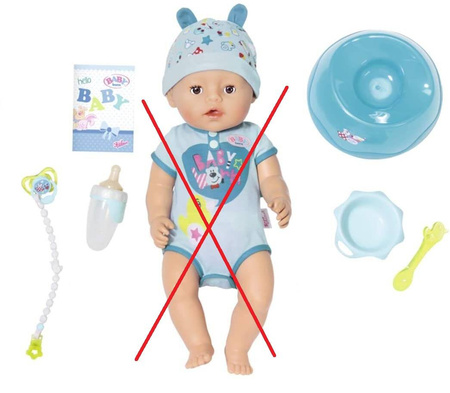 OUTLET Akcesoria Ubranko dla Baby Born Soft Touch Chłopiec