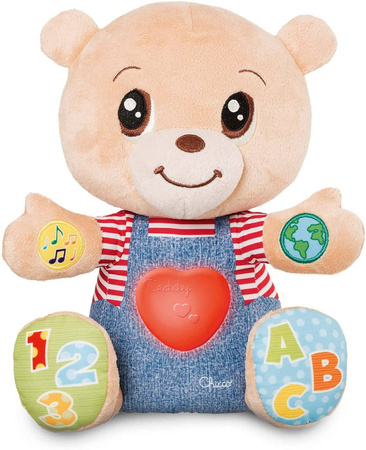 OUTLET Chicco Zabawka Językowa Miś Teddy Okazujący Uczucia