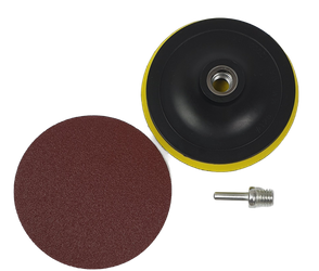DYSK PRZYSSAWKA KRĄŻEK ŚCIERNY 180mm UNIWERSALNY Z RZEPEM M14 + ADAPETR S0263
