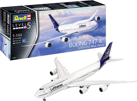 OUTLET Boeing 747-8 Lufthansa model do sklejania Revell 3891