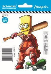 5x NAKLEJKA WLEP ZNACZEK TATTOO NA AUTO FOLIA SAMOPRZYLEPNA BART 9,4 x 11,8 cm 1/25133