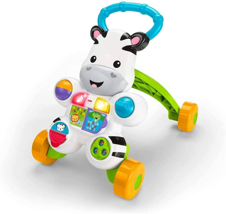 OUTLET Chodzik pchacz edukacyjny zebra Fisher-Price