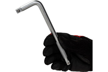 Pokrętło typ L klucz fajkowy do kół nasadek dwustronny stal Cr-V 200mm 3/8"x3/8" ROCKFORCE