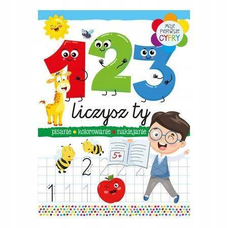 123 liczysz ty pisanie kolorowanie naklejanie