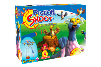 OUTLET Gra 4 gołębie Pigeon Shoot pistolet + cele