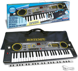OUTLET Keyboard elektroniczne pianino dla dzieci 49 klawiszy