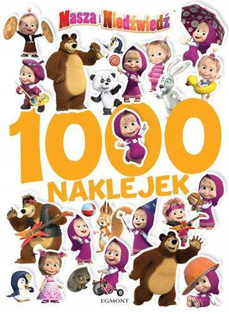 1000 naklejek. Masza i niedźwiedź
