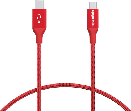 AMAZON Basics Kabel przejściówka USB C - Micro-B 2.0 0,9 M