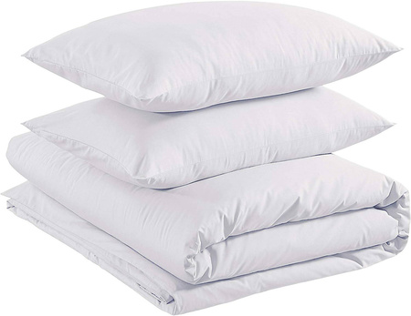 AMAZON Basics Komplet pościeli BAWEŁNA kołdra 225x220 + poduszka 50x80