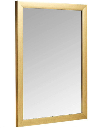 AMAZON Basics Lustro Prostokątne ścienne 70 x 50 cm złote
