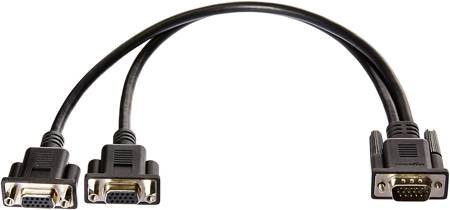 AMAZON Basics Rozgałęźnik kabel VGA Y-Shape 1 x 2 30 cm