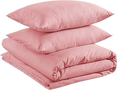 AMAZON Basics Zestaw pościeli poszewek kołdra 220 x 225 cm + 2 x poduszka 50 x 80 cm BAWEŁNA