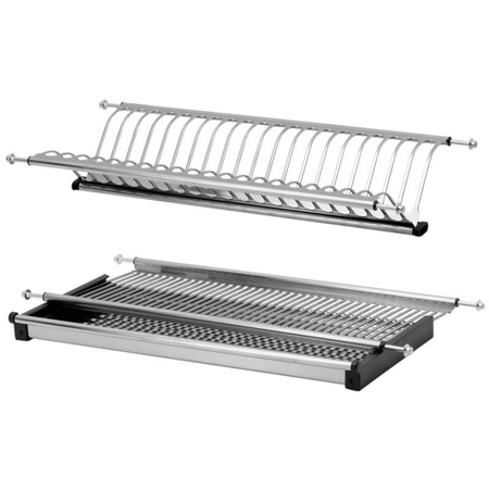 AMIX Suszarka meblowa do naczyń Ociekarka nierdzewna SJ304B 80 cm