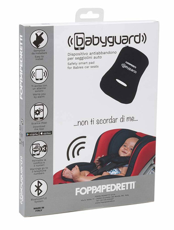 Alarm ostrzegający przed zostawieniem dziecka w foteliku