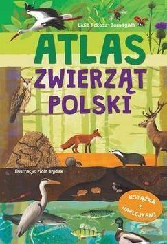 Atlas zwierząt Polski - Książka z naklejkami