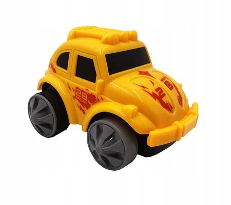Auto samochód z napędem dla dzieci zabawka żółty