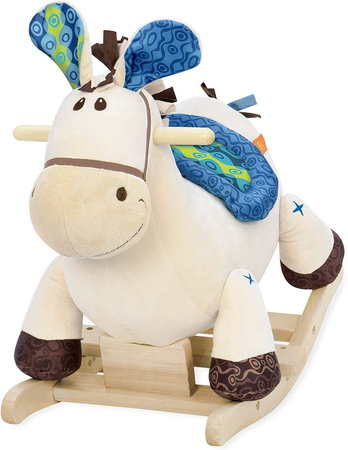 B.Toys Pluszowy Koń na biegunach dźwięk Rodeo Rocker Banjo