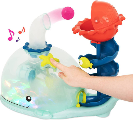 B. Toys Wieloryb wyrzucający piłeczki Efekt światło dźwięk