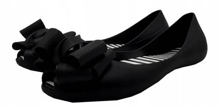 Baleriny buty czarne damskie PVC 38 loft37