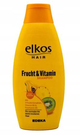 Elkos szampon do włosów Frucht & Vitamin 500ml