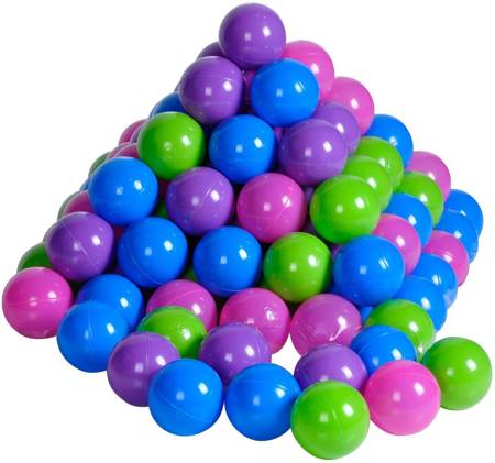 Kolorowe piłki kulki do basenu piłeczki 300szt 6cm