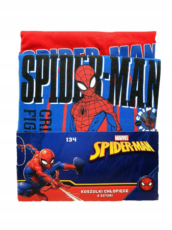 Koszulki chłopięce 2pak 122/128 Spider-Man
