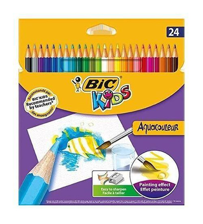 Kredki akwarelowe. Akwarela. BIC KIDS