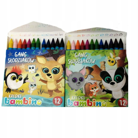 Kredki bambino 12 Gang Słodziaków
