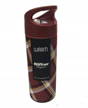 Kubek termiczny Hoffner 0,38l brązowy HF7525
