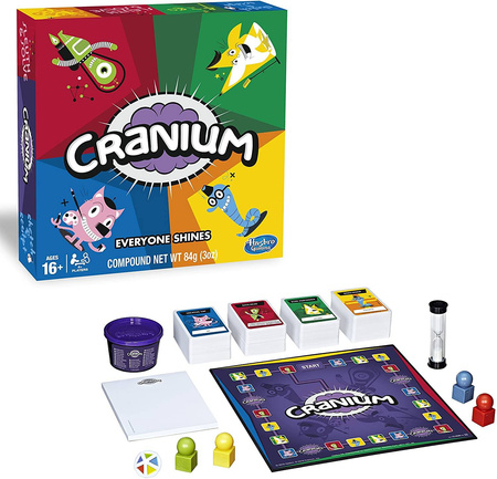 OUTLET Hasbro Cranium gra towarzyska łamigłówki planszówka