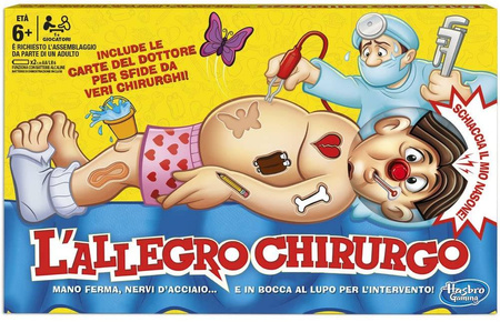 OUTLET Hasbro Gra zręcznościowa Operacja Lekarz Chirurg