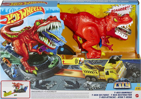 OUTLET Hot Wheels T-Rex Rampage Jurassic World Tor GWT32