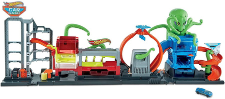 OUTLET Hot Wheels Tor samochodowy HBY96 Myjnia samochodowa