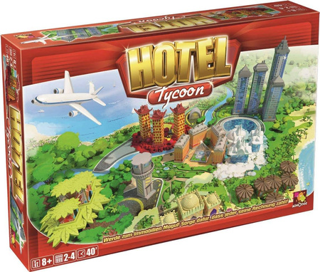 OUTLET Hotel Tycoon Gra Planszowa Strategiczna Rodzinna