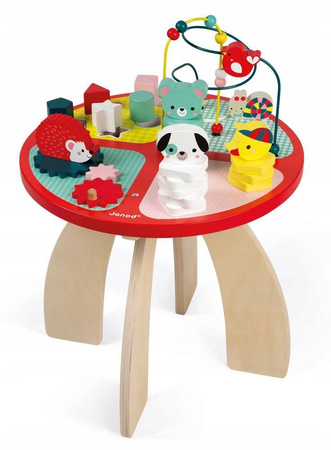 OUTLET Janod Stolik edukacyjny sorter motoryczny Baby forest