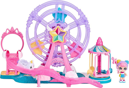 OUTLET Kindi Kids Wesołe miasteczko + Lalka tęczowa Kate 50146