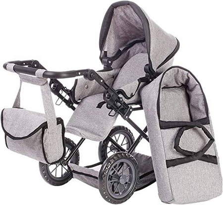 OUTLET KnorrToys Wózek dla lalek 3w1 Gondola Spacerówka